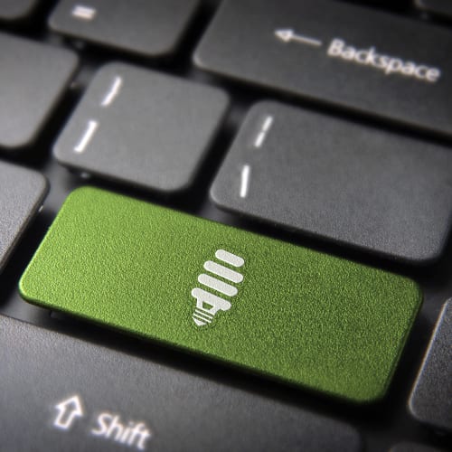Green eco office supplies